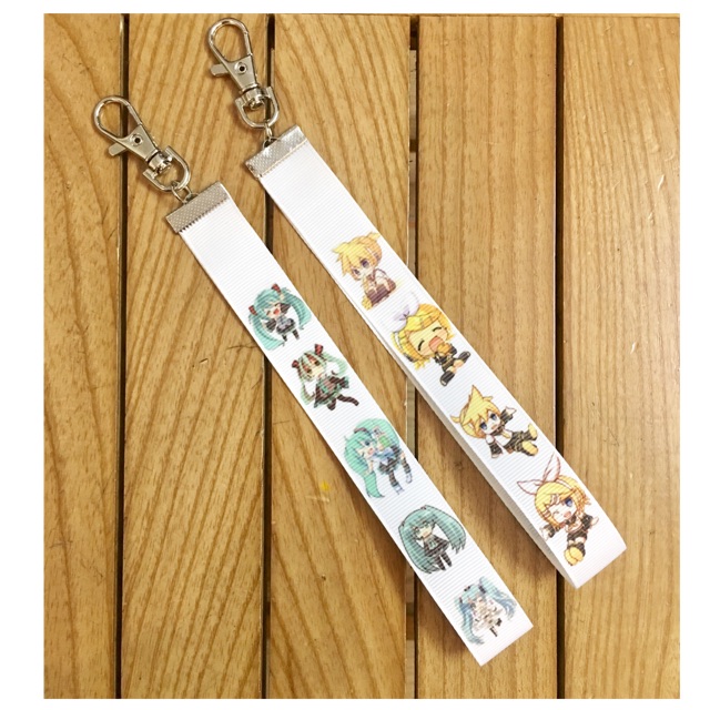 Móc nametag miku dây strap rinlen