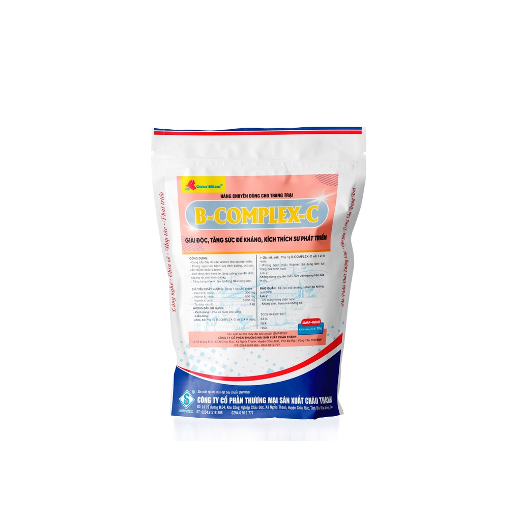 B.Complex C siêu vỗ béo cho gà, bồi dưỡng gói 100g