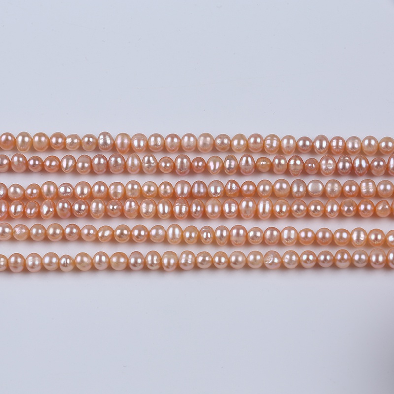 Sợi dây ngọc trai cao cấp 5-6mm dùng làm đồ trang sức thủ công