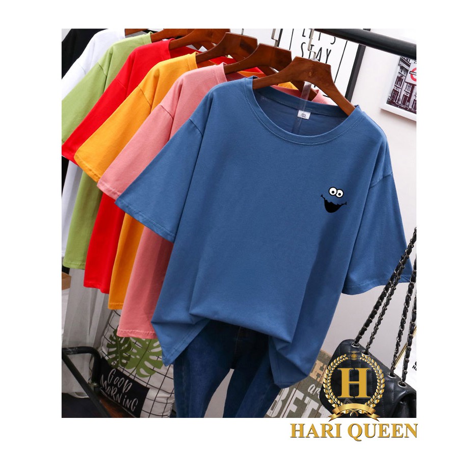 [FREE SHIP ĐƠN TỪ 50K] Áo phông logo mắt miệng cười HARI0520 1