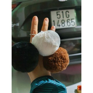 Móc khóa cục bông siêu kute