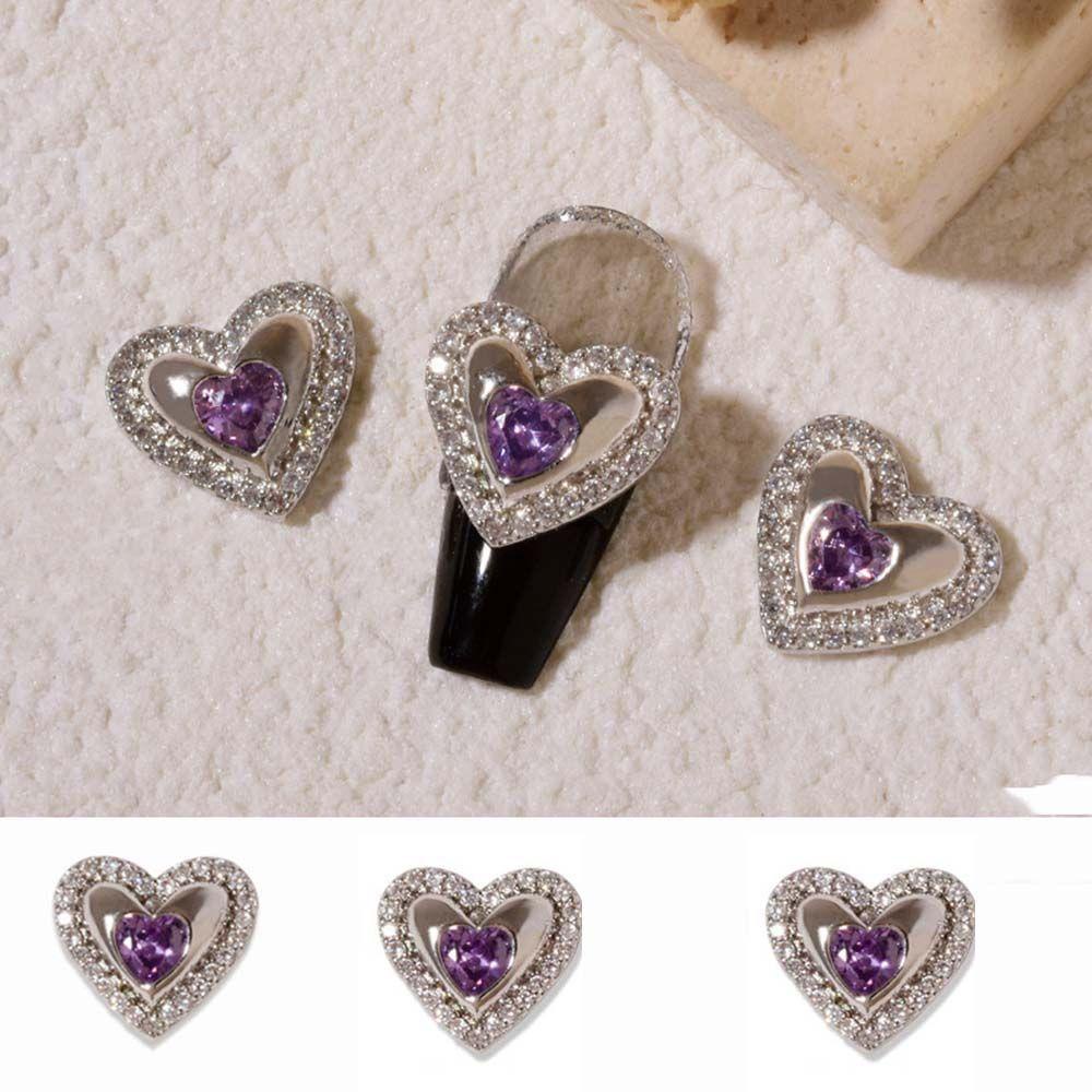 Miếng Dán Trang Trí Móng Tay 3D Lấp Lánh Sang Trọng