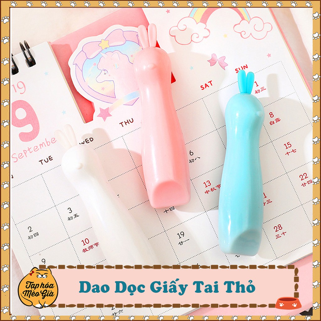 🌺Dao Dọc Giấy Hình Thỏ KuTe Đáng Yêu Dễ Thương - Dao Cắt Giấy Tiện Dụng🌺