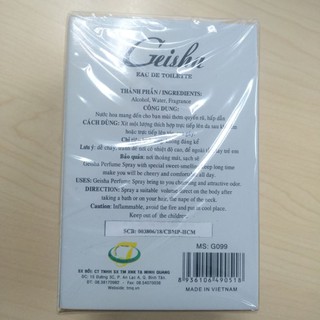 Nước hoa Geisha 60ml