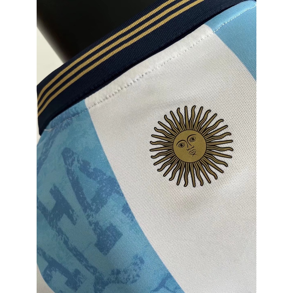 Áo Thun Số 2022-23 Đội Tuyển Đá Banh Argentina Size s-2xl * Giao Hàng Tại Chỗ Ngày mai