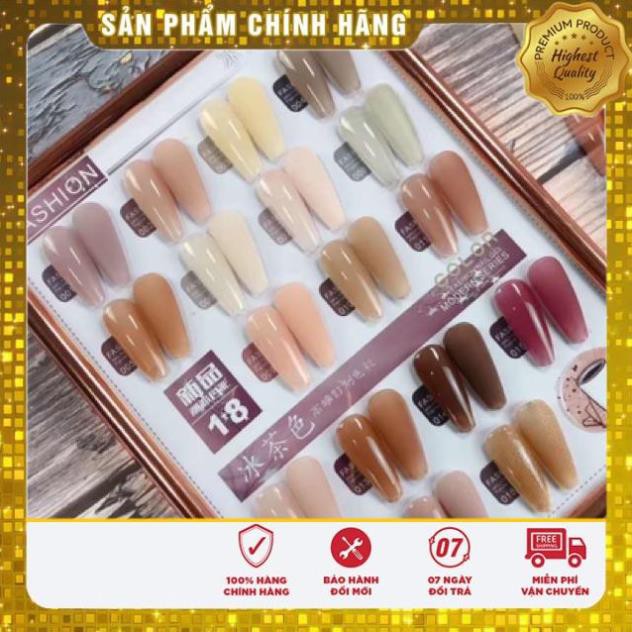 Sét thạch nhũ giả bột 18 chai sơn móng