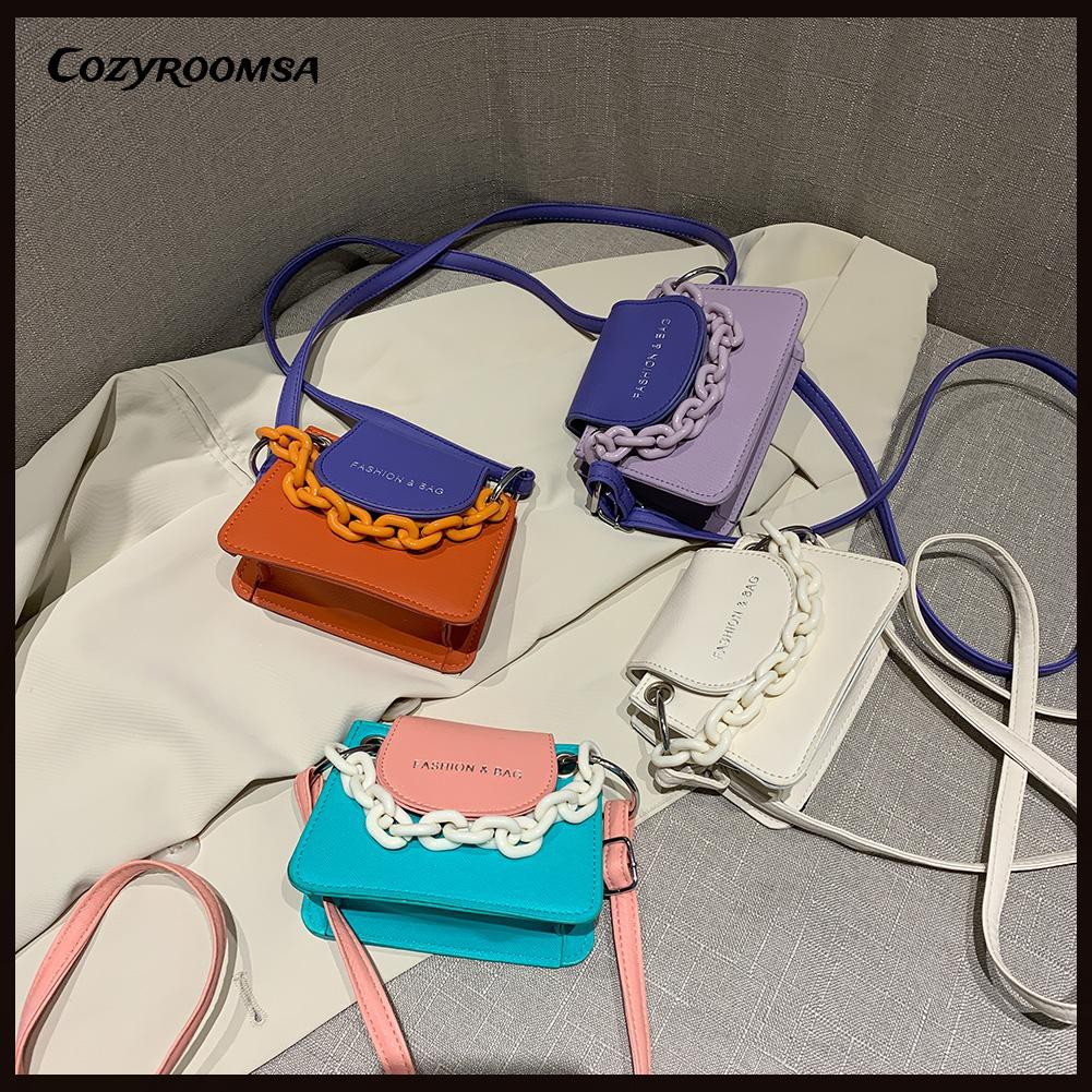 túi đeo vai dành cho nữ Đeo Chéo Chất Liệu Da Pu Thời Trang Cho Nữ