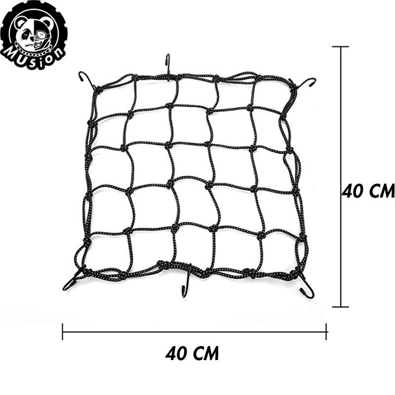 Lưới phản quang dùng giữ nón bảo hiểm / hành lý trên xe mô tô tiện lợi