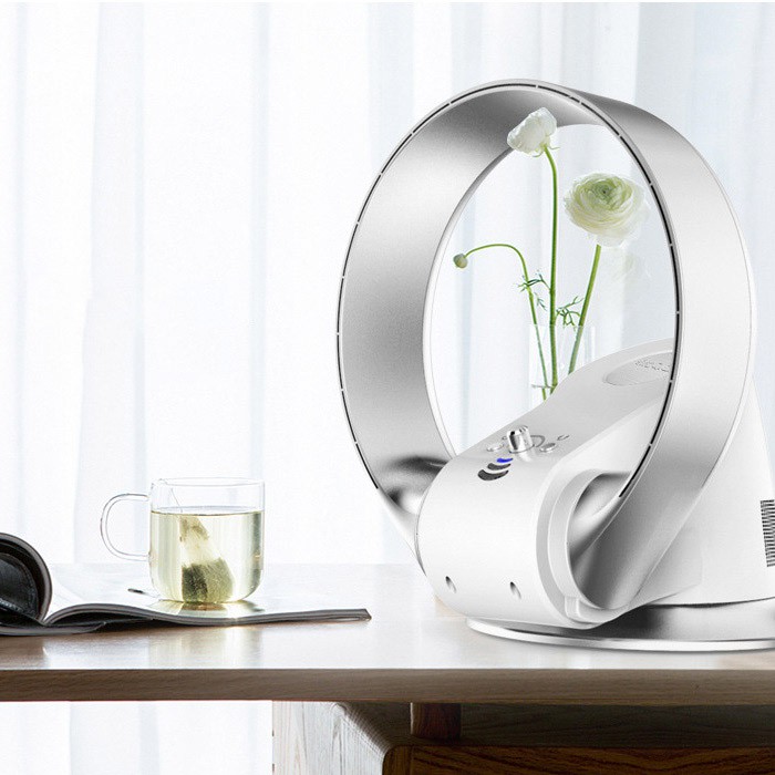 Quạt không cánh siêu mát an toàn KJapan CR-309 để bàn hoặc treo tường kèm điều khiển từ xa- BH 2 năm