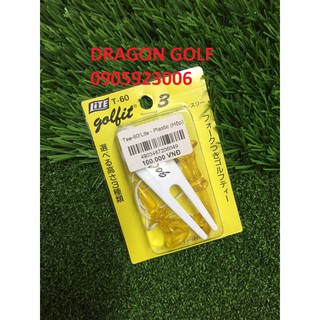Tee golf  ( Tee phát bóng gôn ) Lite Plastic T-60 , T-184 , T-160