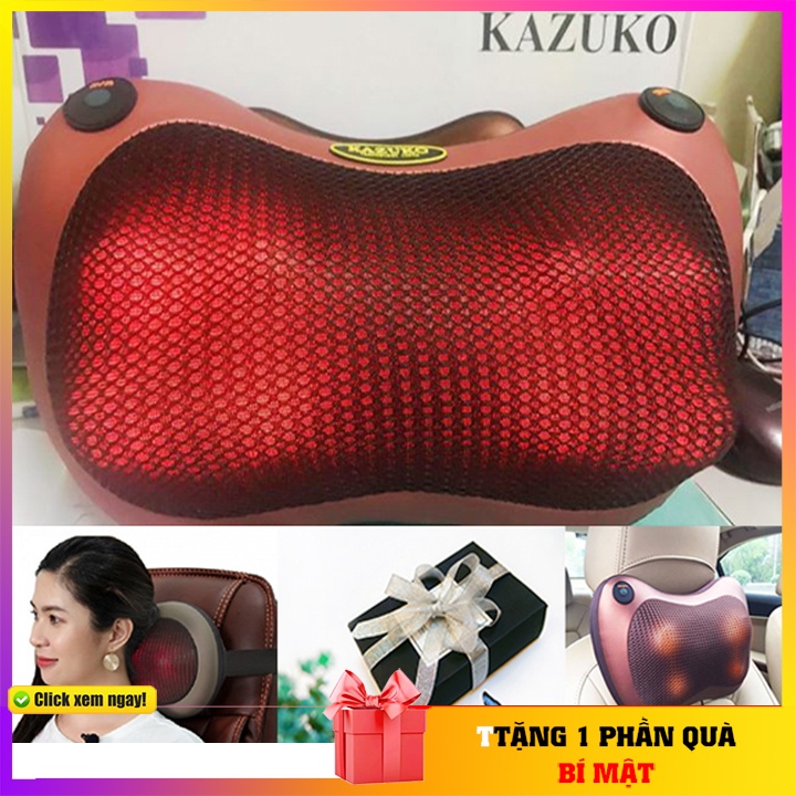 Gối massage hồng ngoại 8 pi 2 chiều giảm đau nhức hiệu quả