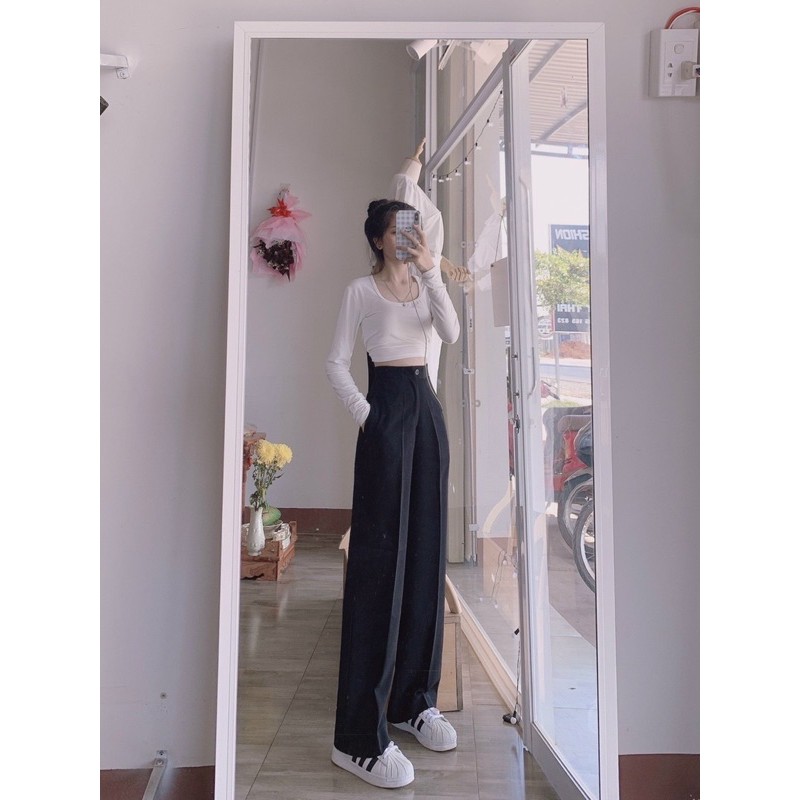 Quần Tây Nữ Ống Suông -Quần Suông Nữ Công Sở - Kèm Video Thật