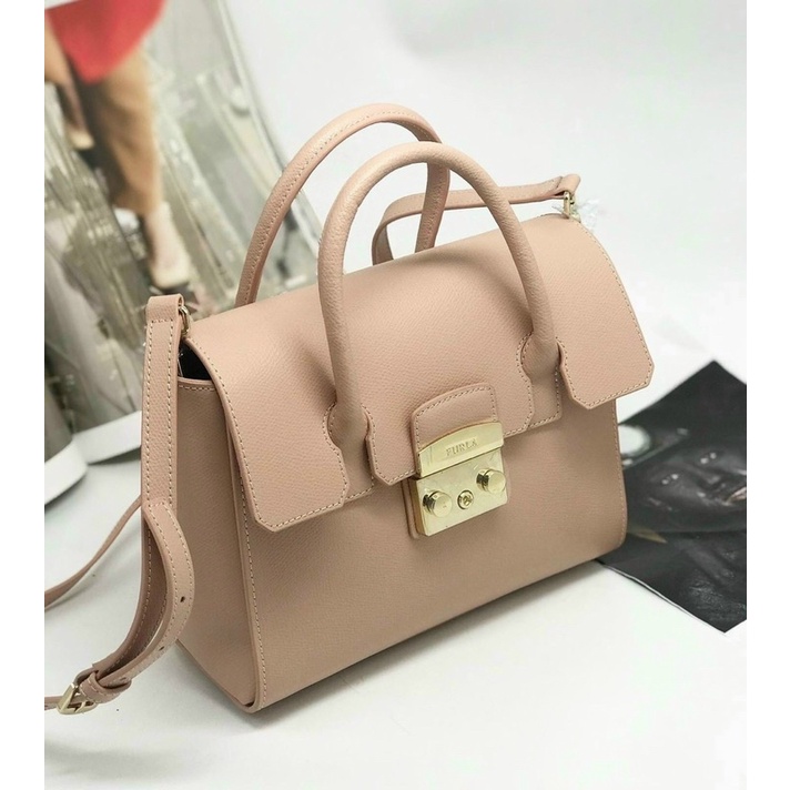Túi xách công sở cao cấp Fula màu nude nhẹ nhàng