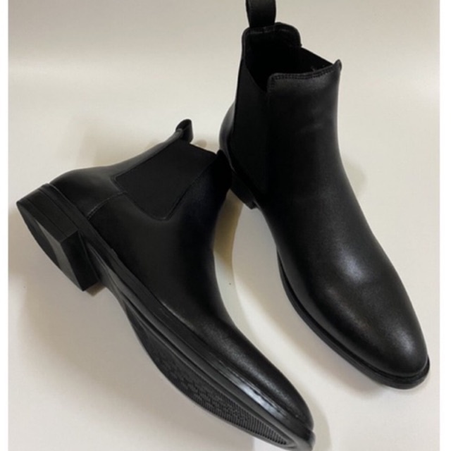 Giày công sở chelsea boot nam da bò nguyên tấm | BigBuy360 - bigbuy360.vn