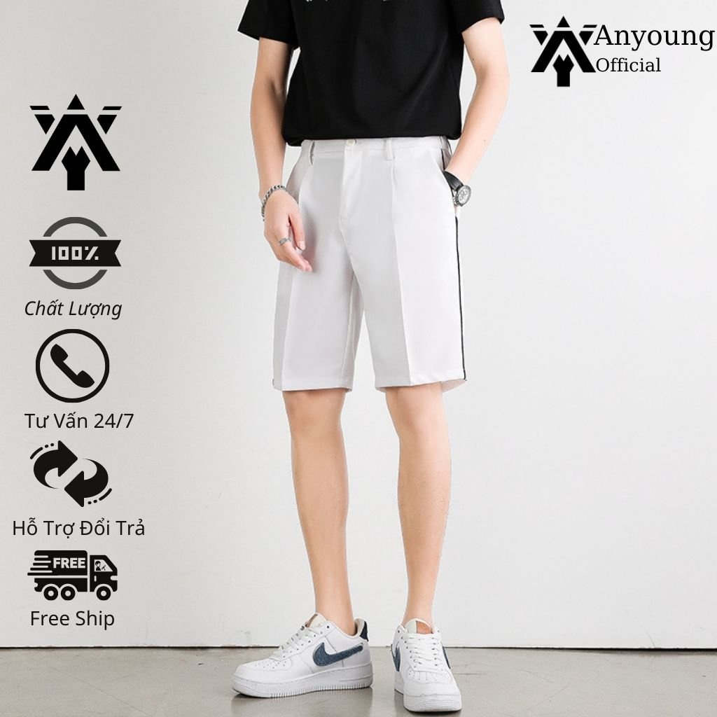 Quần Short Nam Anyoung Quần Đùi Nam Phong Cách Hàn Quốc Trẻ Trung Không Phai Màu Không Bai Xù Qs 315 Hottren 2022
