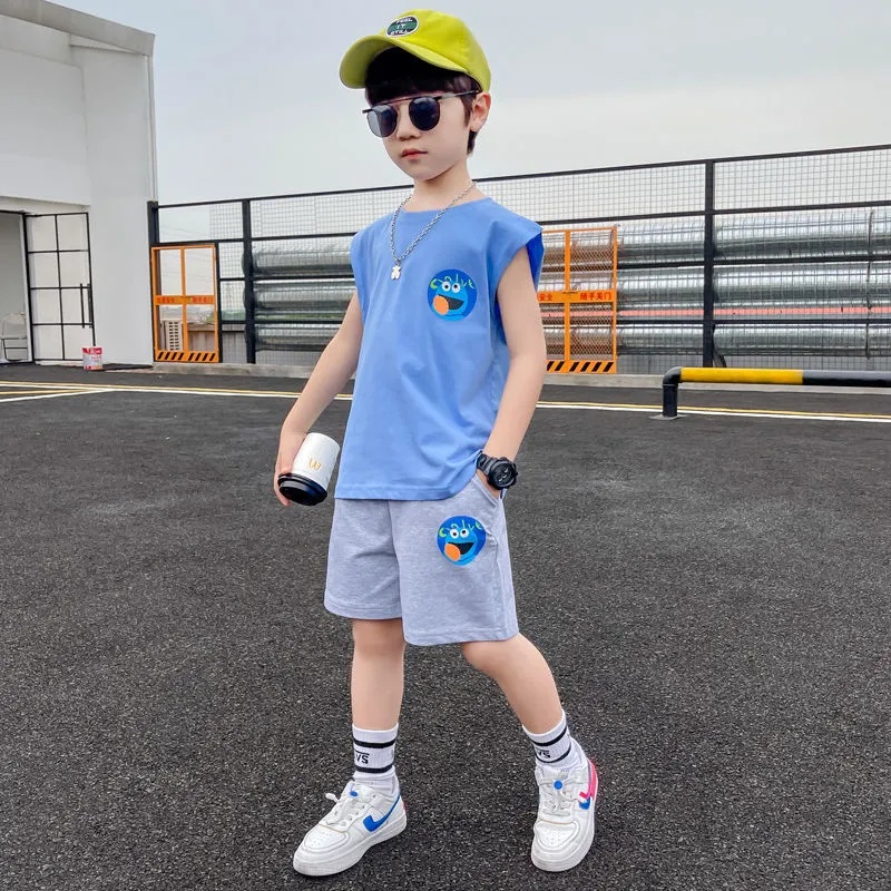 Set 2 Áo Thun + Quần Short Thời Trang Cho Bé Trai Từ 3 Đến 4-5 Đến 6 Đến 7 Đến 8 Đến 9 Đến 10 Đến 11 Đến 12 Tuổi Mới