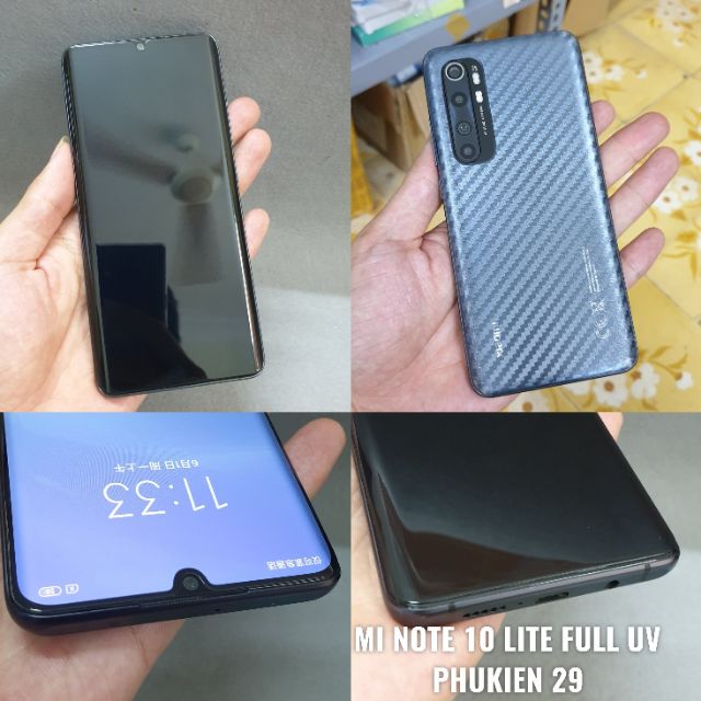 [Xiaomi Mi CC9 Pro/Mi Note 10/Mi Note 10 Lite] Dán kính cường lực FULL màn FULL keo UV Glass Pro+ 9H