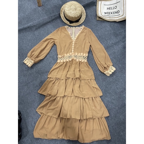 Váy boho thổ  cẩm đi biển cực đẹp nhiều mẫu new hoặc used