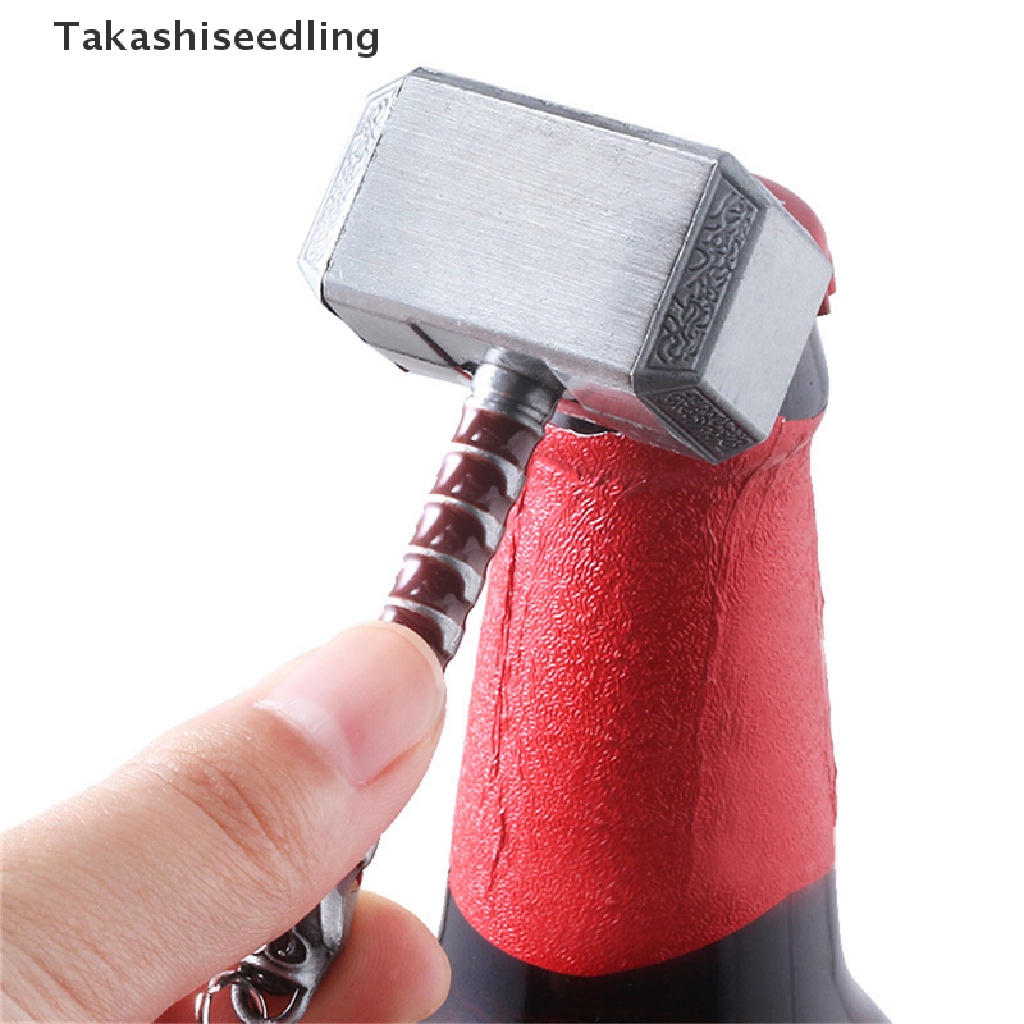 1 Dụng Cụ Mở Nắp Chai Bia Đa Năng Hình Búa Thor Tay Cầm Dài