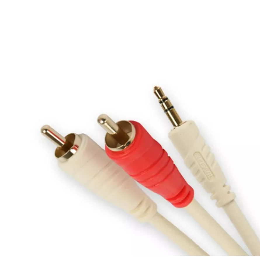 Dây Tính Hiệu Cáp loa jack 3.5 ra 2 AV hoa sen dài 1.8M 3M 5M 10M 15M CAO CẤP