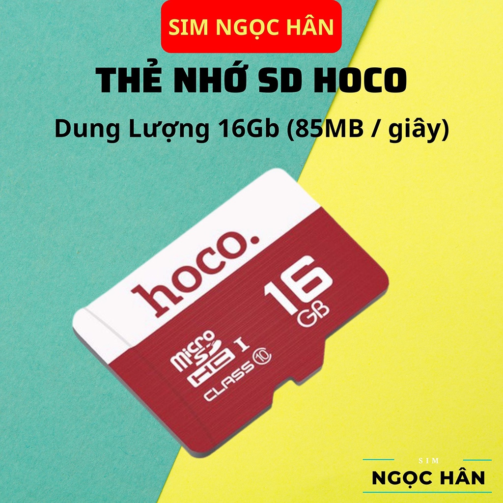 Thẻ Nhớ Micro SD HOCO Real 90MB/S - Class 10 Dung Lượng 8GB/16GB/32GB/64GB/128GB - Bảo Hành Chính Hãng