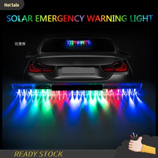 Đèn cảnh báo khẩn cấp 16 bóng led sử dụng năng lượng mặt trời có giác hút cho xe hơi