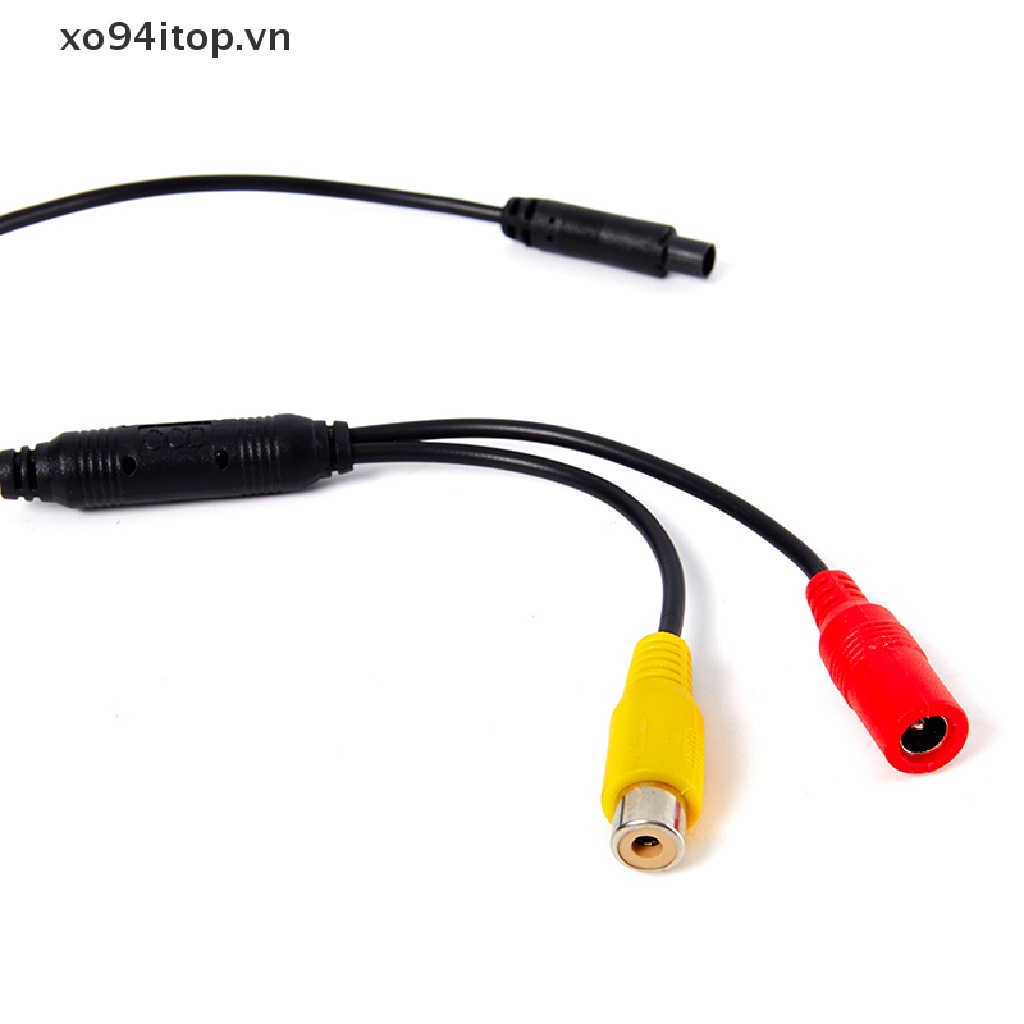 Dây Nối Camera Chiếu Hậu 4-Pin Male Sang RCA Male Cho Xe Hơi