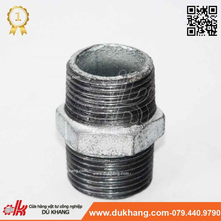 Kép ren sắt kẽm - Nối ren ngoài mạ kẽm