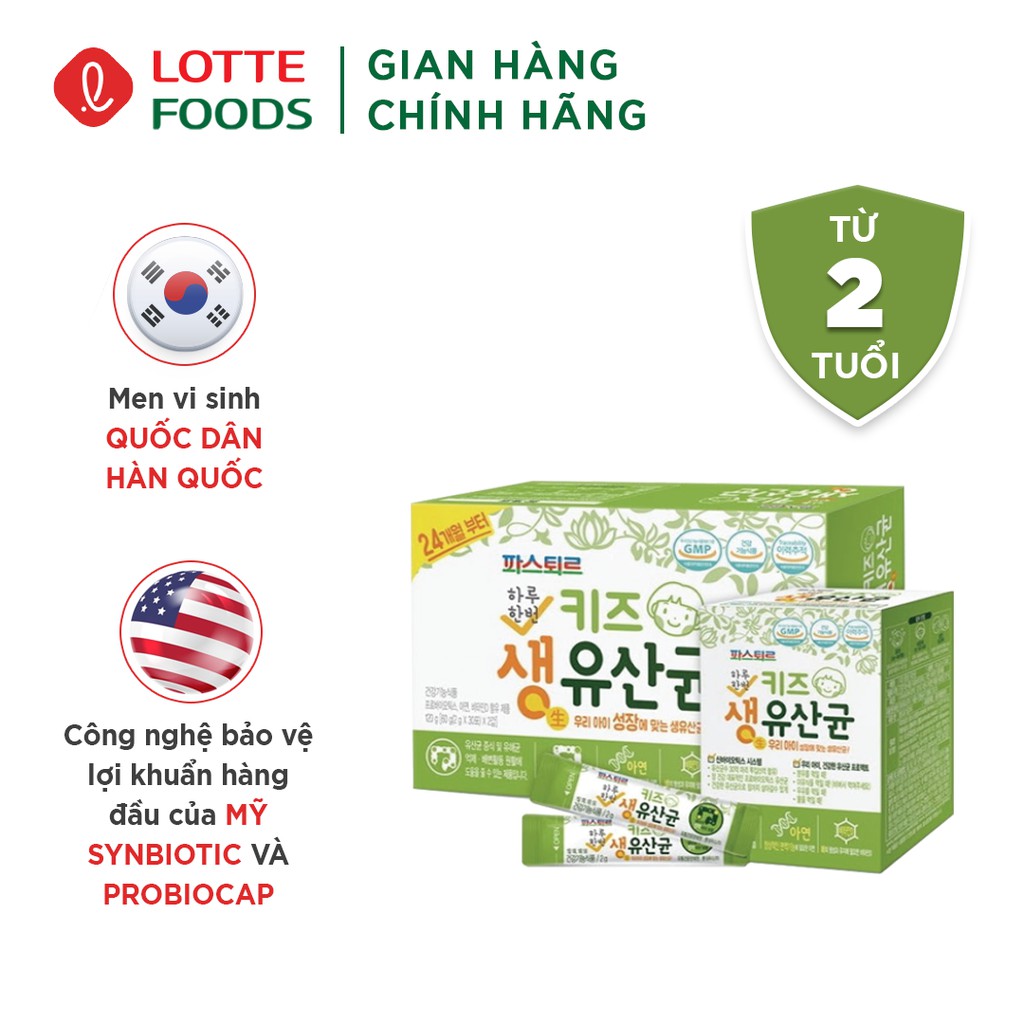 Men vi sinh Sysy Lotte Hàn Quốc 1 hộp 30 gói