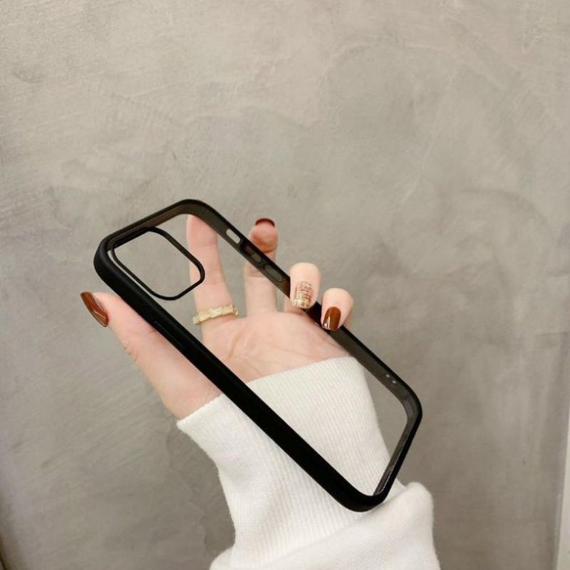 Ốp lưng Likgus trong suốt viền màu iPhone 13/13 Pro Max/12 Pro Max/11/ 11 Pro Max chống sốc, chống ố màu