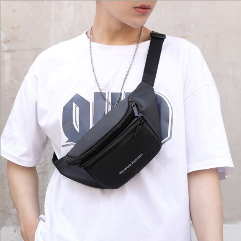 Túi đeo chéo nam nữ chất liệu vải chống thấm nước phong cách Hàn Quốc - Túi bao tử Unisex | BigBuy360 - bigbuy360.vn