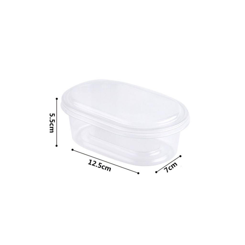 Hôp Nhựa Oval XY150g Đựng Bánh Mousse, Tiramisu