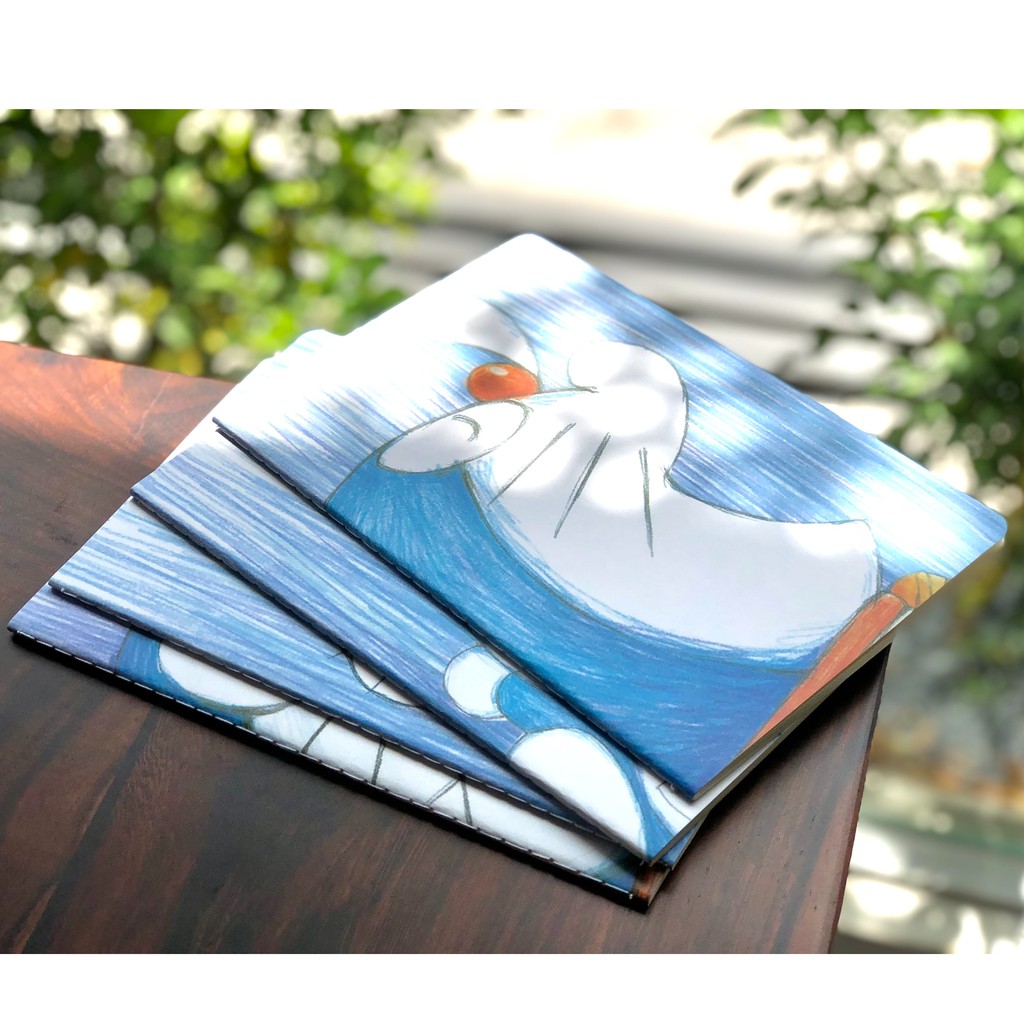 Sổ Tay Doraemon Dễ Thương 60 Trang Cho Bé (Tặng kèm bút khi mua set 4 cuốn)