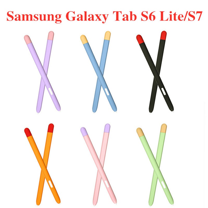 Vỏ bọc bảo vệ bút silicon chống trượt cho Samsung Galaxy Tab S6 Lite P610 615 Tab S7 PLUS FE S8 S9 PLUS ULTRA