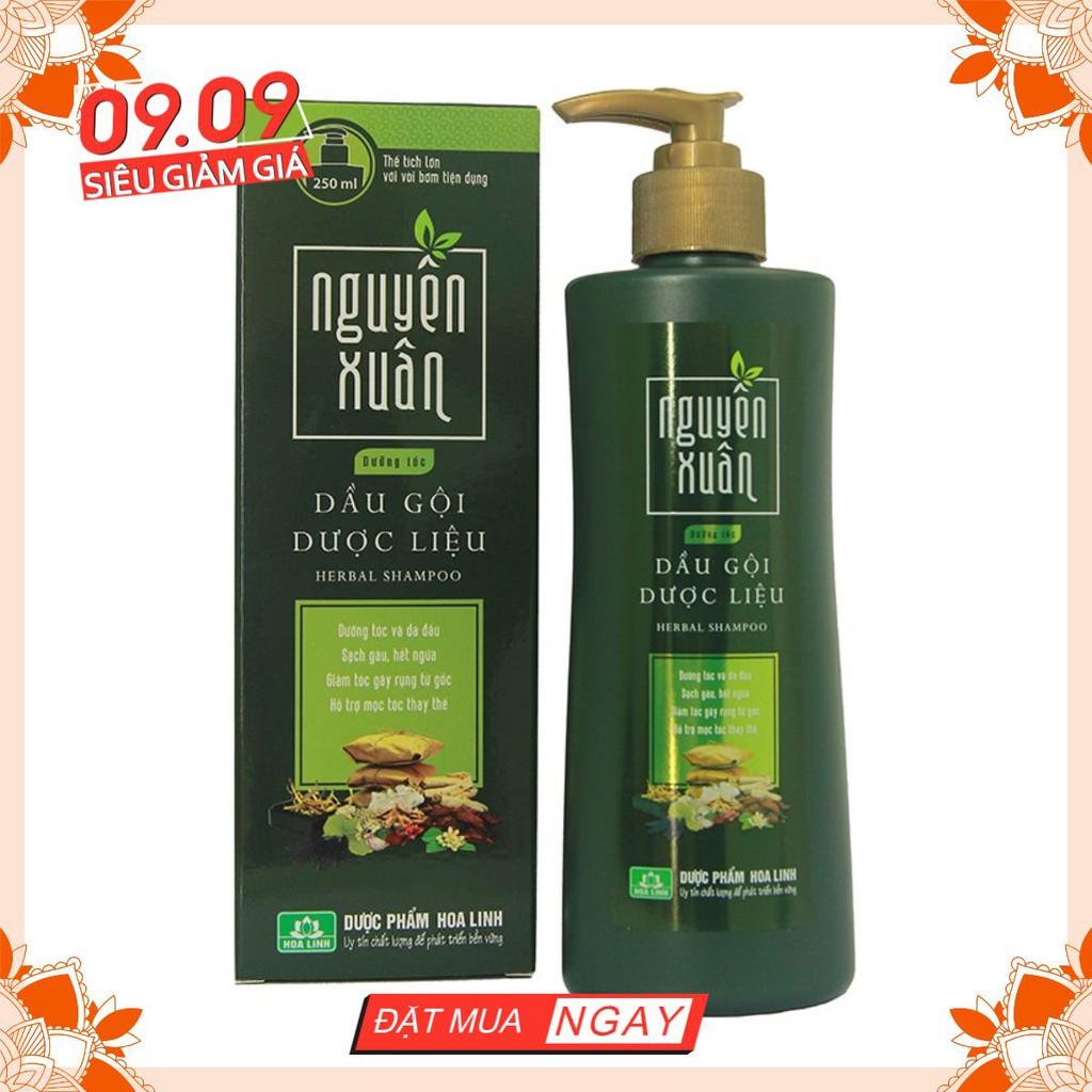 Dầu gội Dược liệu Nguyên Xuân xanh/ nâu/vàng/xả,200ml, 250ml (Dưỡng tóc, phục hồi hư tổn) và NNO Hair | BigBuy360 - bigbuy360.vn