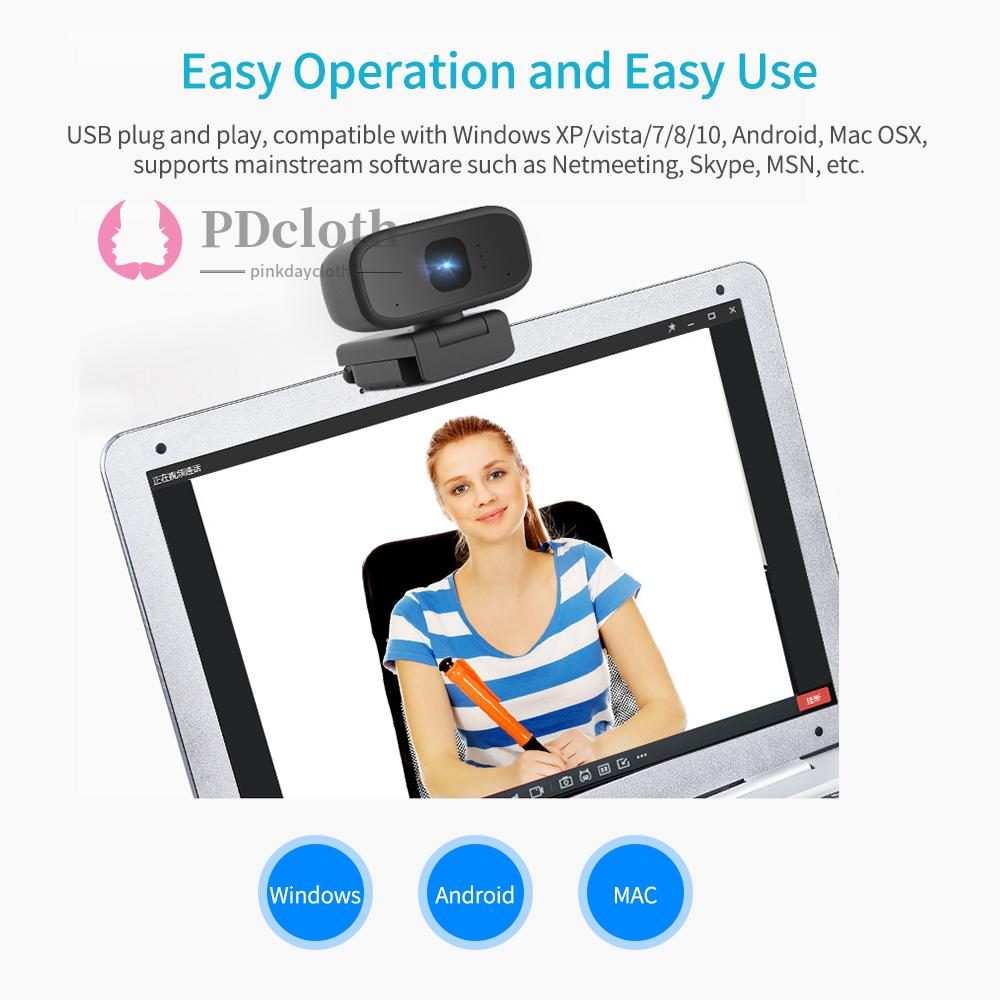 ANDROID Webcam 720p Hd 1.0 Megapixels 75 ° Chất Lượng Cao Kèm Phụ Kiện | BigBuy360 - bigbuy360.vn