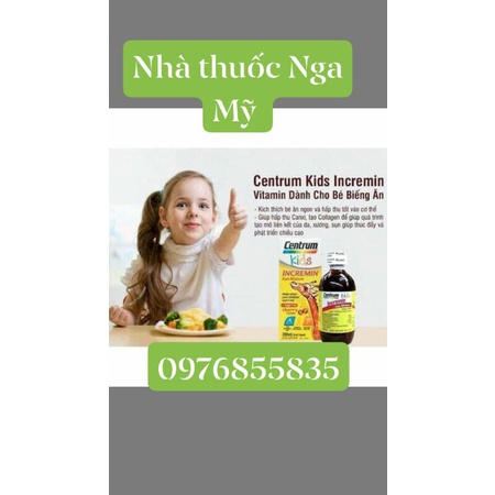 Siro Centrum Kids Incremin Iron Mixture của Úc 200ml - Siro Giúp Bé Biếng Ăn Và Kém Hấp Thu