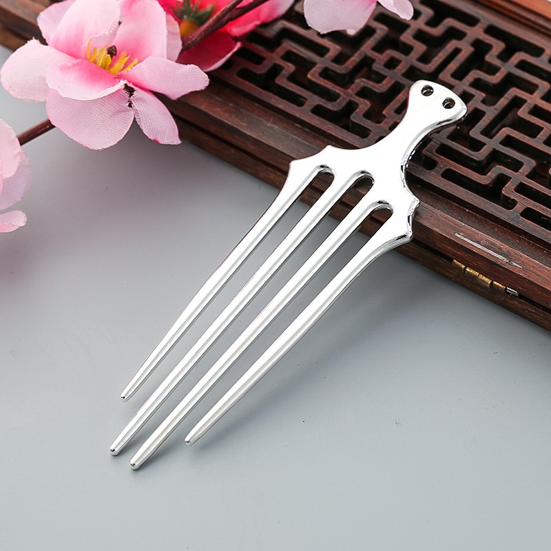 1 cán trâm đúc 27*92mm nguyên liệu làm trâm làm trang sức cổ trang cosplay cổ phục có màu KC