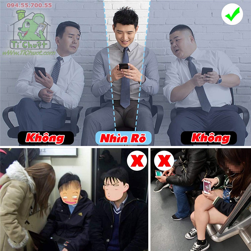[Chính Hãng OG] Kính CL Chống Nhìn Trộm iPhone 13 PRO MAX 6.7&quot; Cường Lực FULL Màn Viền Cứng