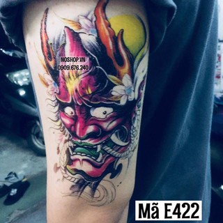 Hình Xăm Dán Mặt Quỷ - E422