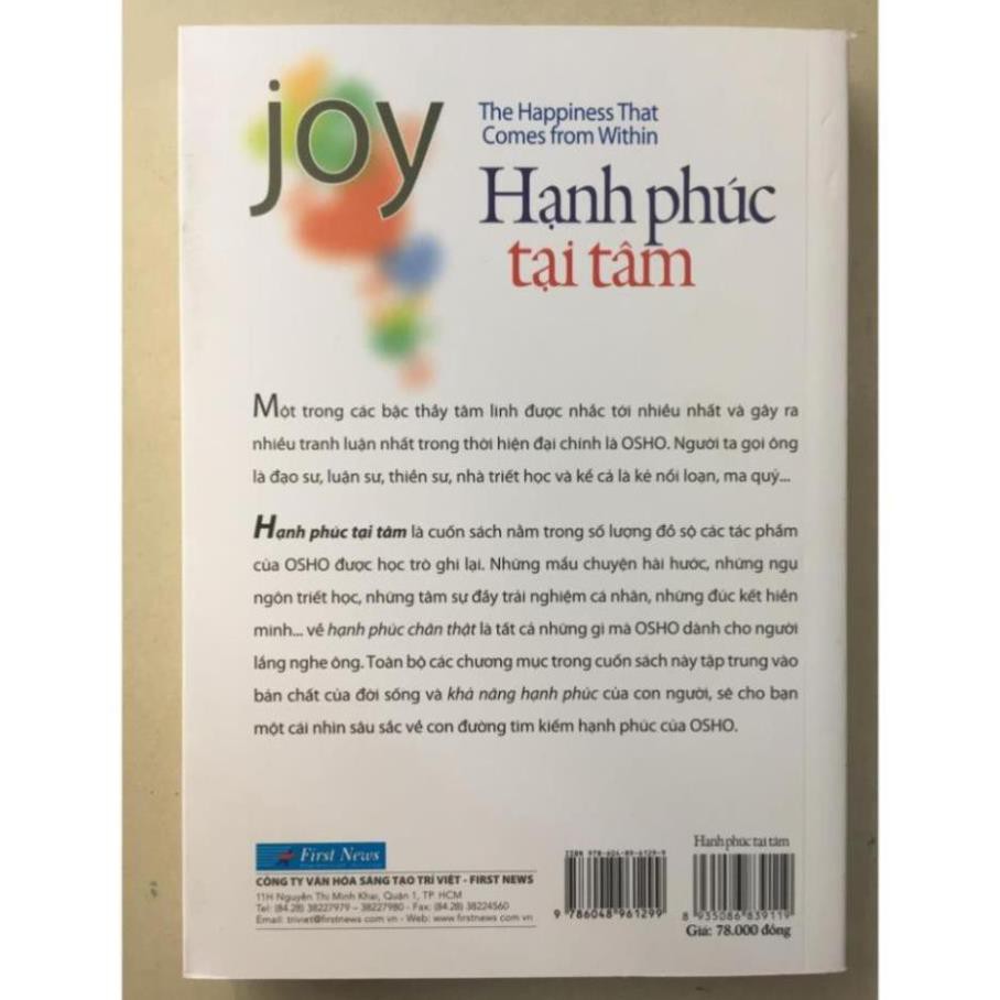 Sách First News - Hạnh Phúc Tại Tâm
