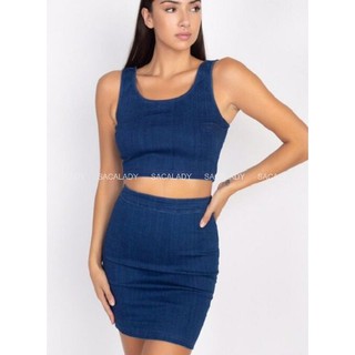 Áo Ba Lỗ Jeans IRIS - 3136