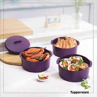 Xửng Hấp Tupperware Steam It 3 Tầng Màu tím