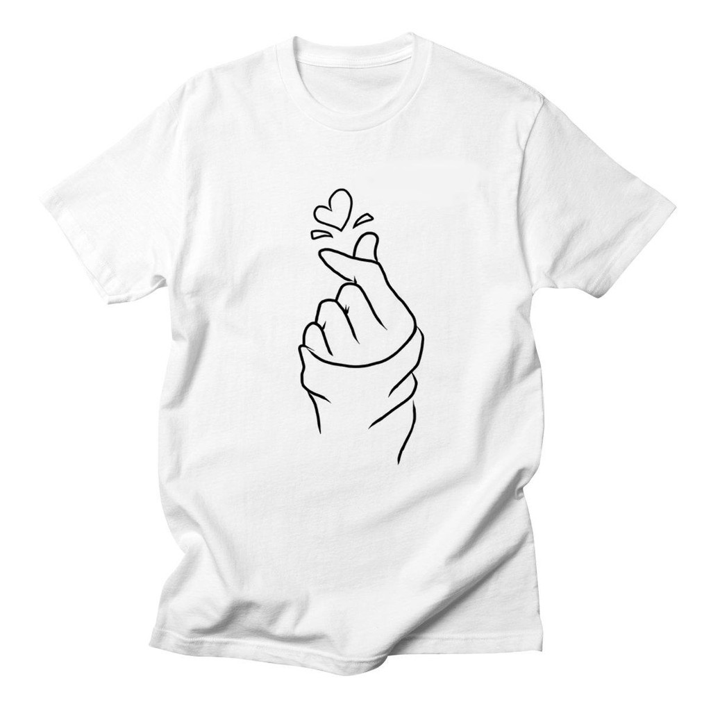 GILDAN Áo thun 100% cotton cổ tròn in hình trái tim thời trang cho nam