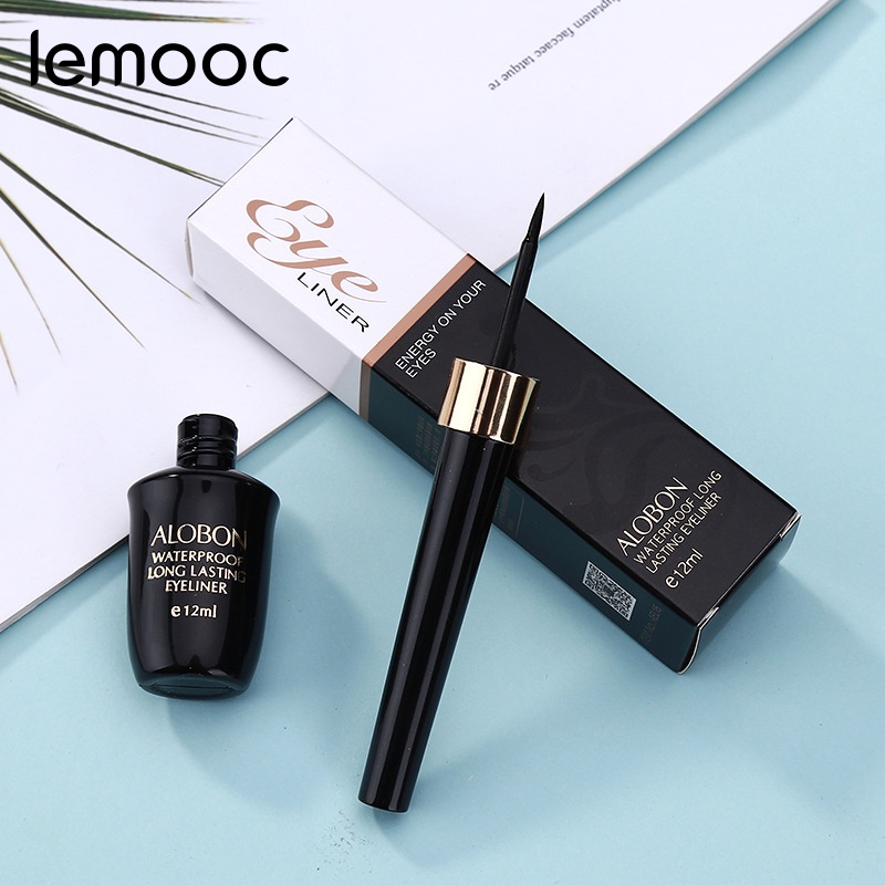 Bút Kẻ Mắt Dạng Lỏng Màu Đen Chống Thấm Nước Lâu Trôi