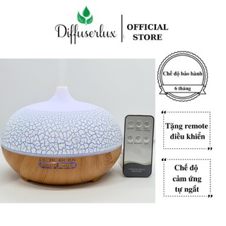 Máy xông tinh dầu bí ngô 550ml kèm điều khiển tặng 2 lọ tinh dầu sả chanh