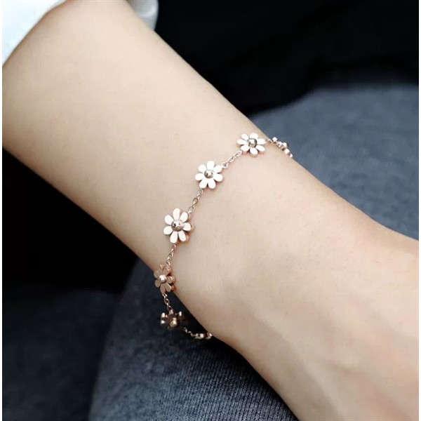 Vòng Tay Lắc Tay Nữ Hợp Kim Đính Đá Nhiều Kiểu Dáng Sang Trọng UMI GS047-23