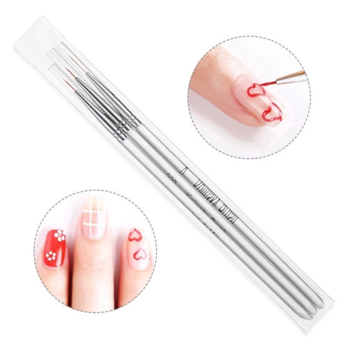 Set 3 bút vẽ móng tay nghệ thuật