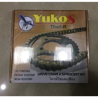 Nhông sên dĩa cho xe exciter 150 yukos thái lan xi bạc