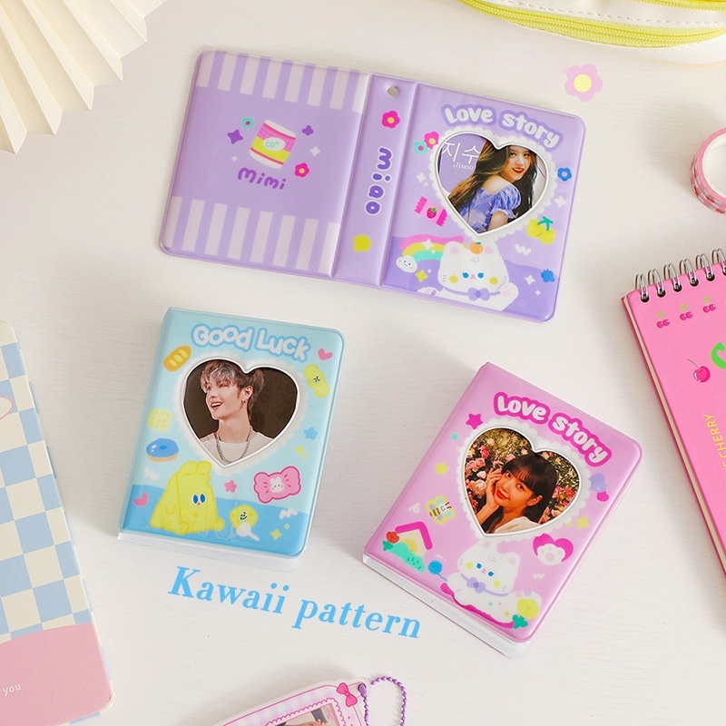 Album Đựng Ảnh 40 Ngăn 3 Inch Màu Macaron